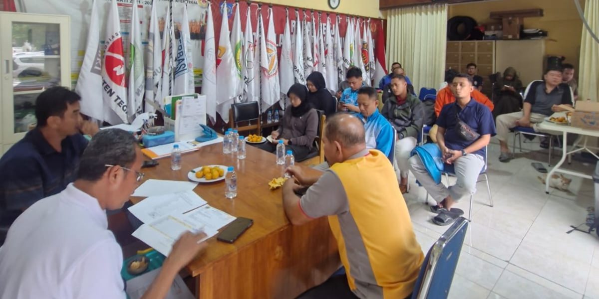 Rapat Koodinasi KONI Kabupaten Tegal bersama pengurus cabang olahraga